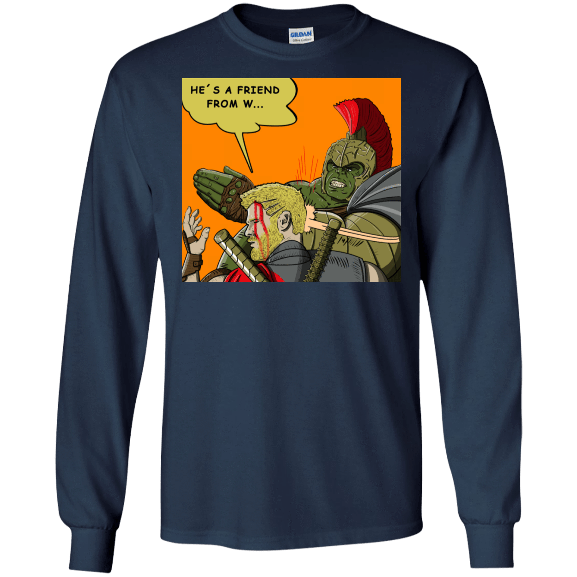 T-Shirts Navy / S Shut Up Men's Long Sleeve T-Shirt