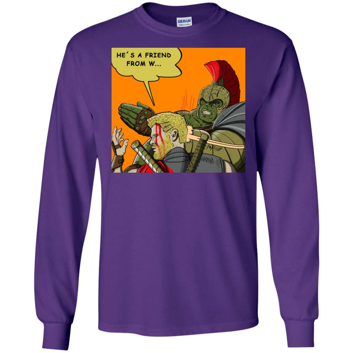 T-Shirts Purple / S Shut Up Men's Long Sleeve T-Shirt