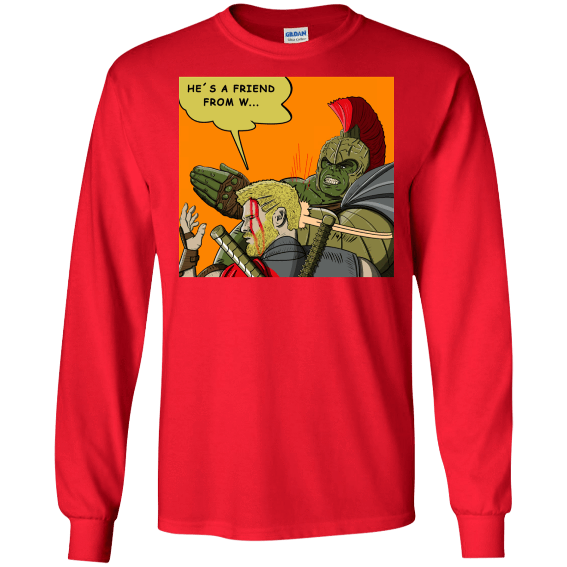 T-Shirts Red / S Shut Up Men's Long Sleeve T-Shirt