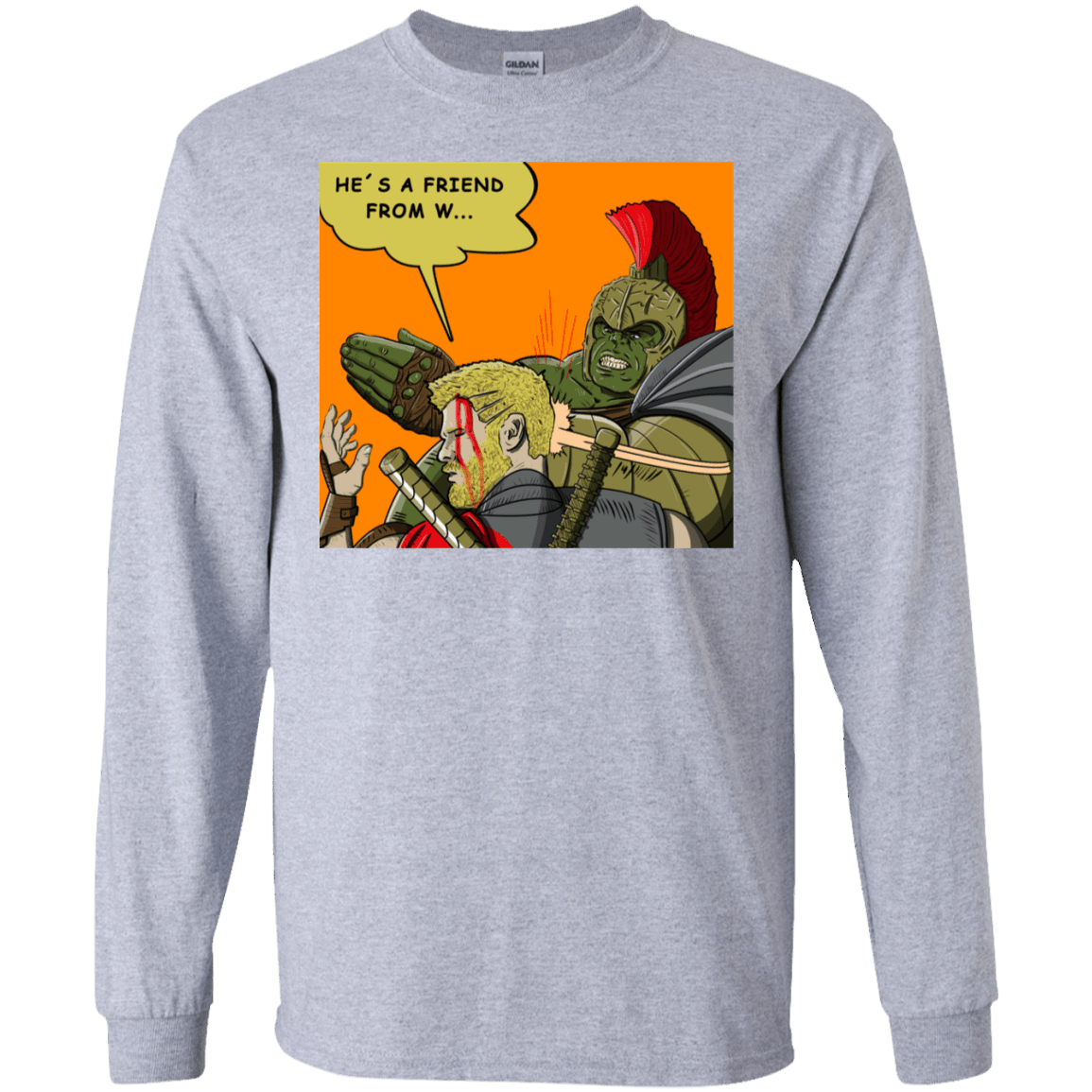 T-Shirts Sport Grey / S Shut Up Men's Long Sleeve T-Shirt