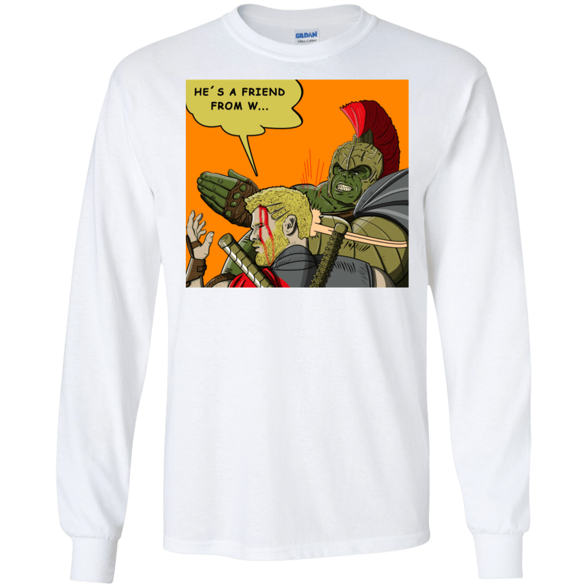 T-Shirts White / S Shut Up Men's Long Sleeve T-Shirt