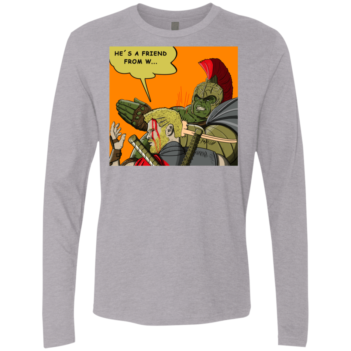 T-Shirts Heather Grey / S Shut Up Men's Premium Long Sleeve