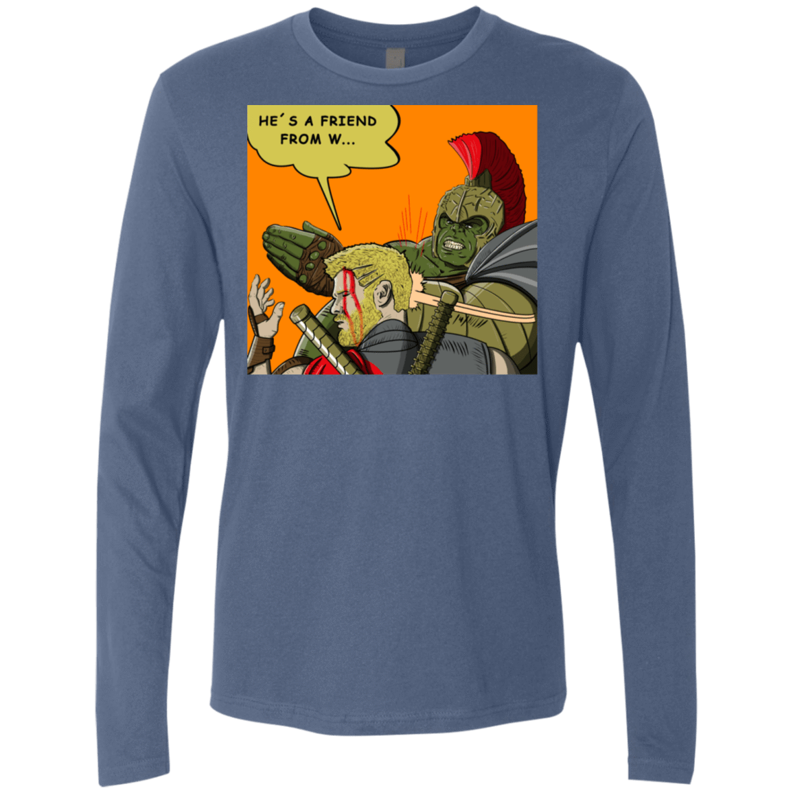 T-Shirts Indigo / S Shut Up Men's Premium Long Sleeve