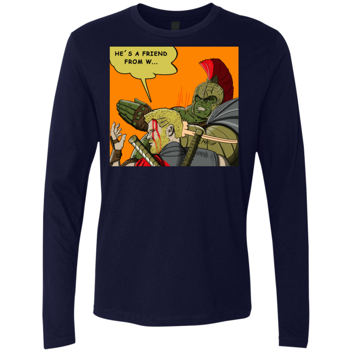 T-Shirts Midnight Navy / S Shut Up Men's Premium Long Sleeve