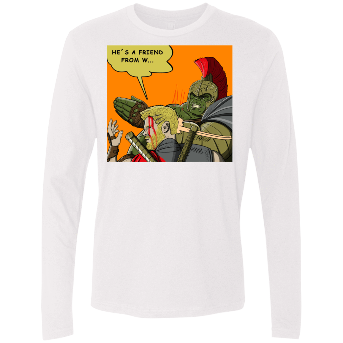 T-Shirts White / S Shut Up Men's Premium Long Sleeve