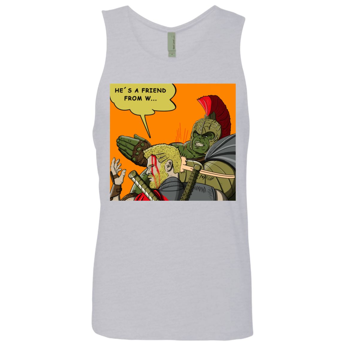 T-Shirts Heather Grey / S Shut Up Men's Premium Tank Top