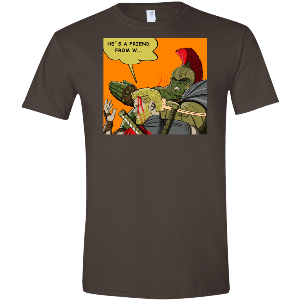 T-Shirts Dark Chocolate / S Shut Up Men's Semi-Fitted Softstyle