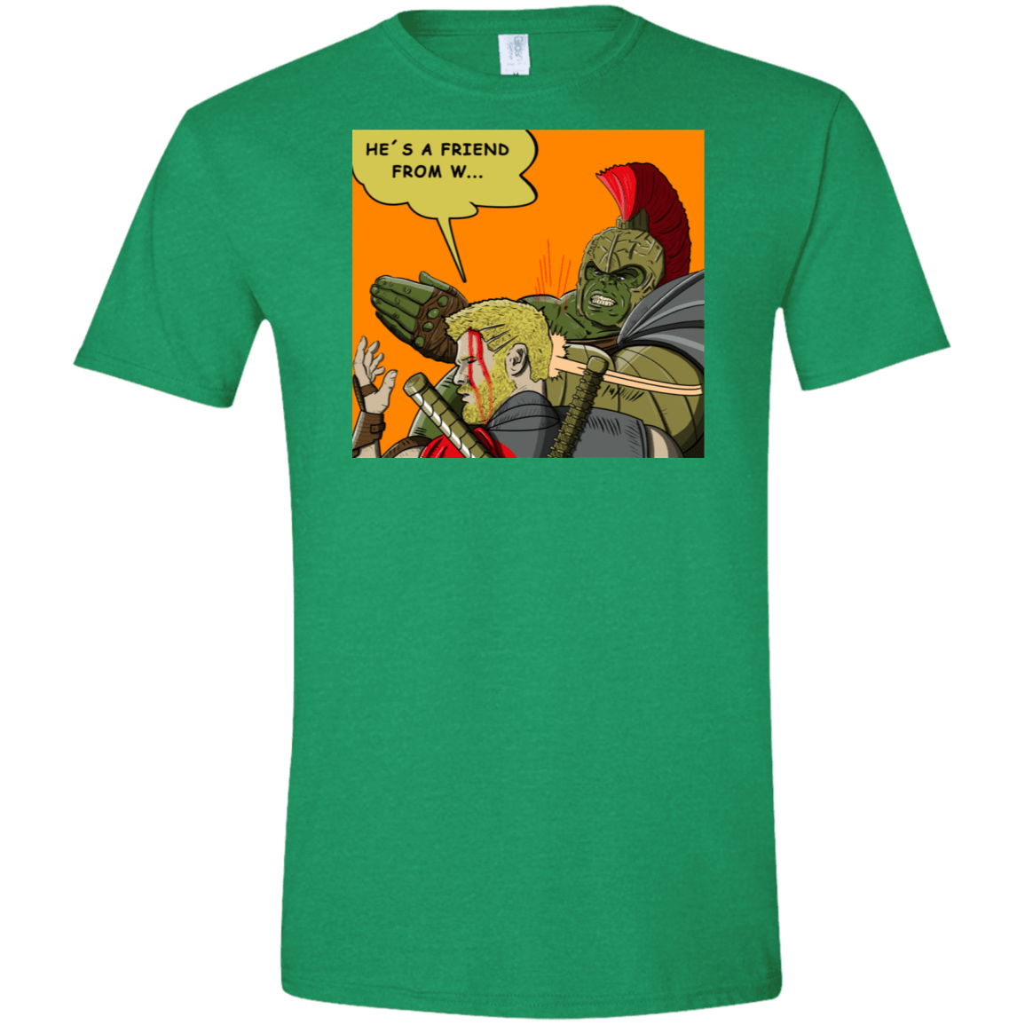 T-Shirts Heather Irish Green / S Shut Up Men's Semi-Fitted Softstyle