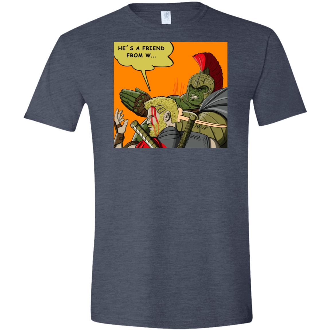 T-Shirts Heather Navy / S Shut Up Men's Semi-Fitted Softstyle