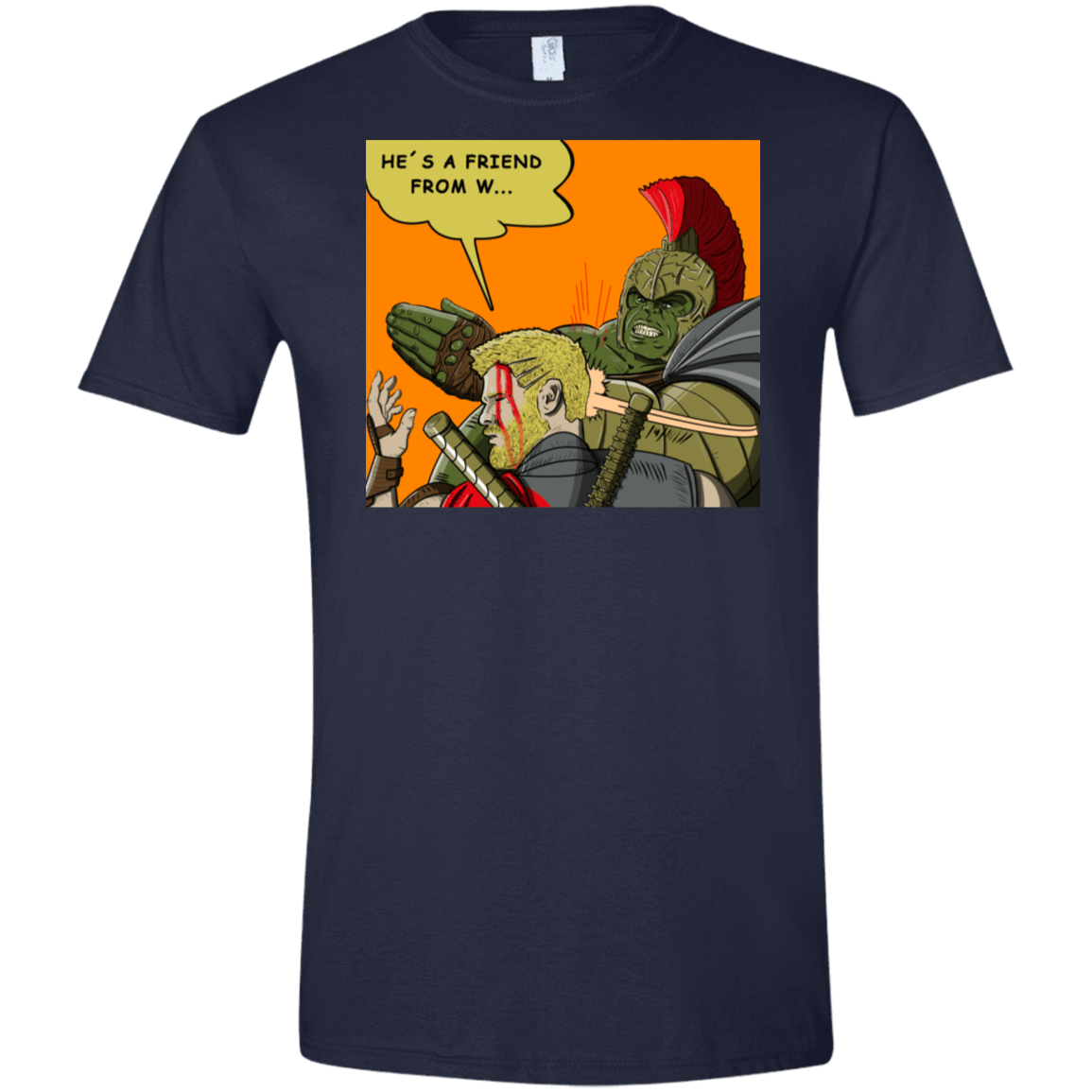 T-Shirts Navy / X-Small Shut Up Men's Semi-Fitted Softstyle