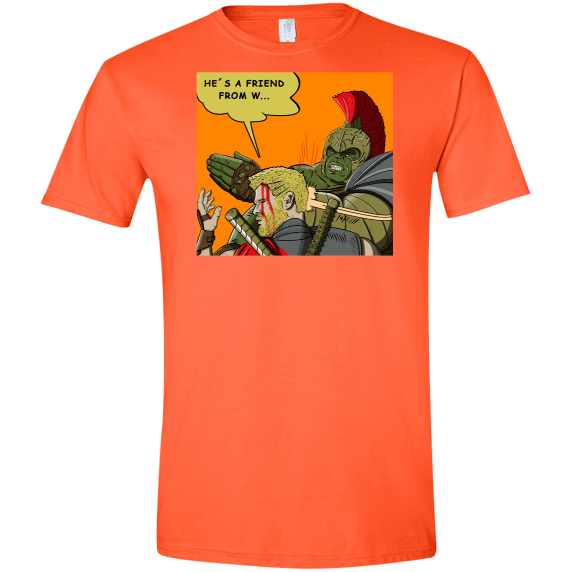 T-Shirts Orange / S Shut Up Men's Semi-Fitted Softstyle