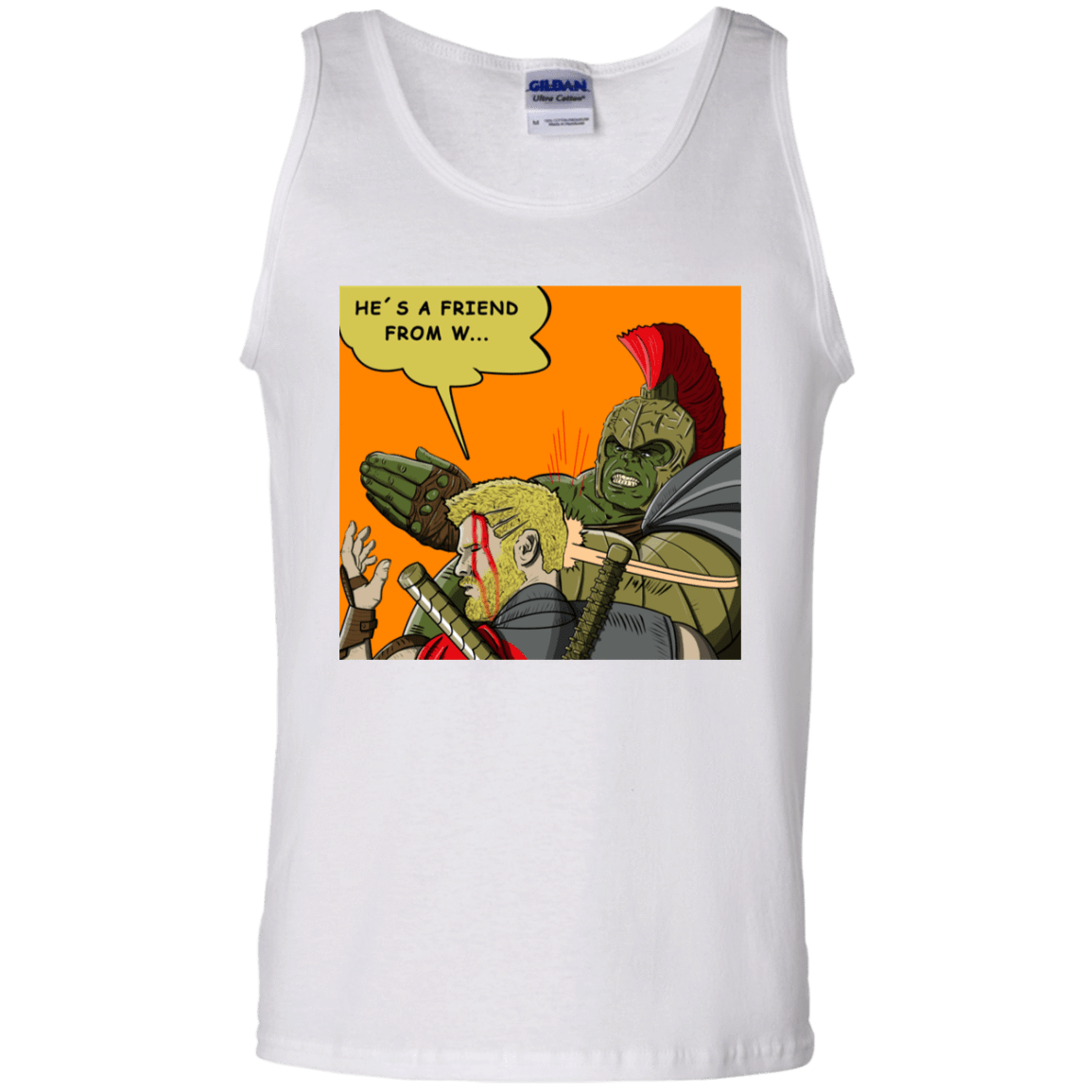 T-Shirts White / S Shut Up Men's Tank Top