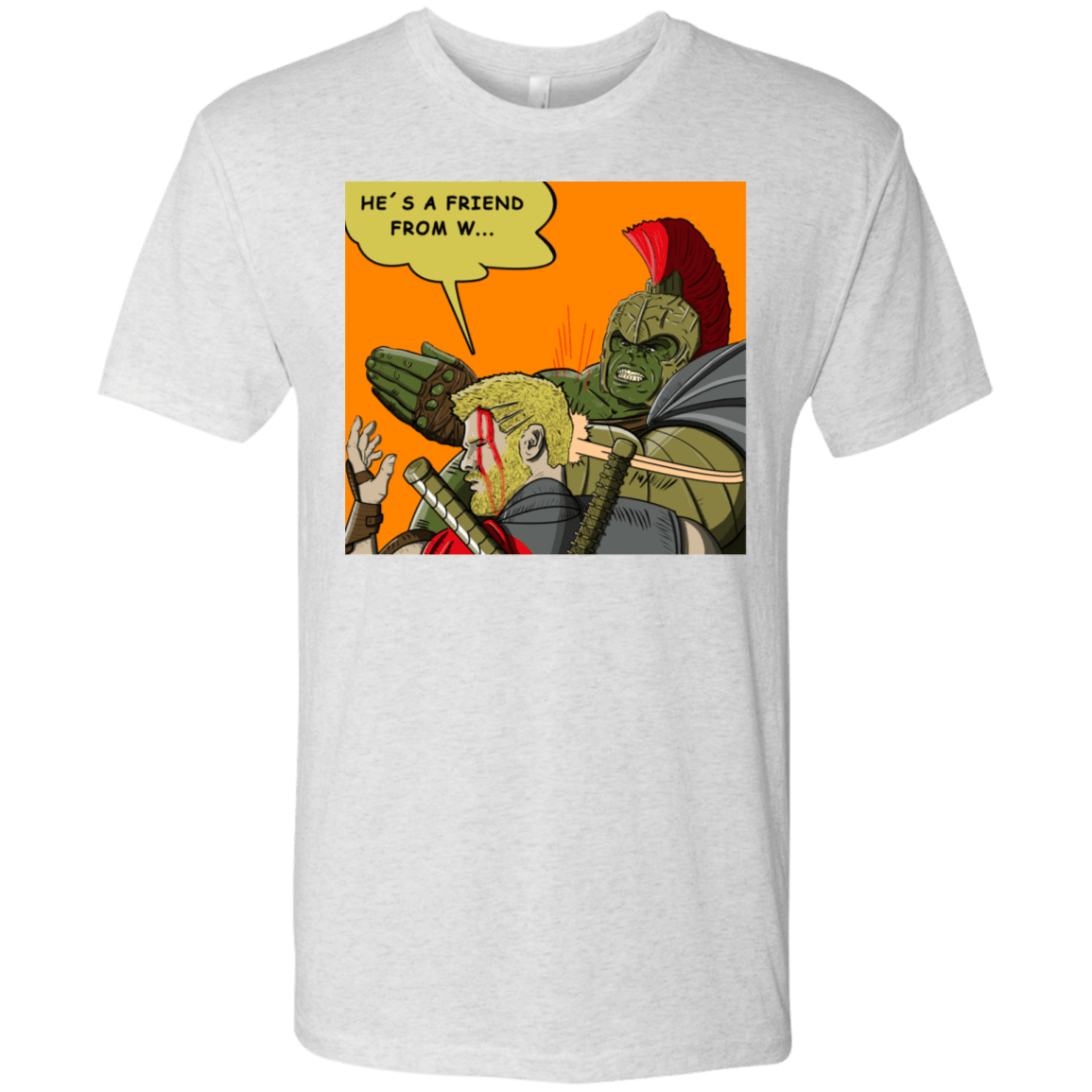 T-Shirts Heather White / S Shut Up Men's Triblend T-Shirt