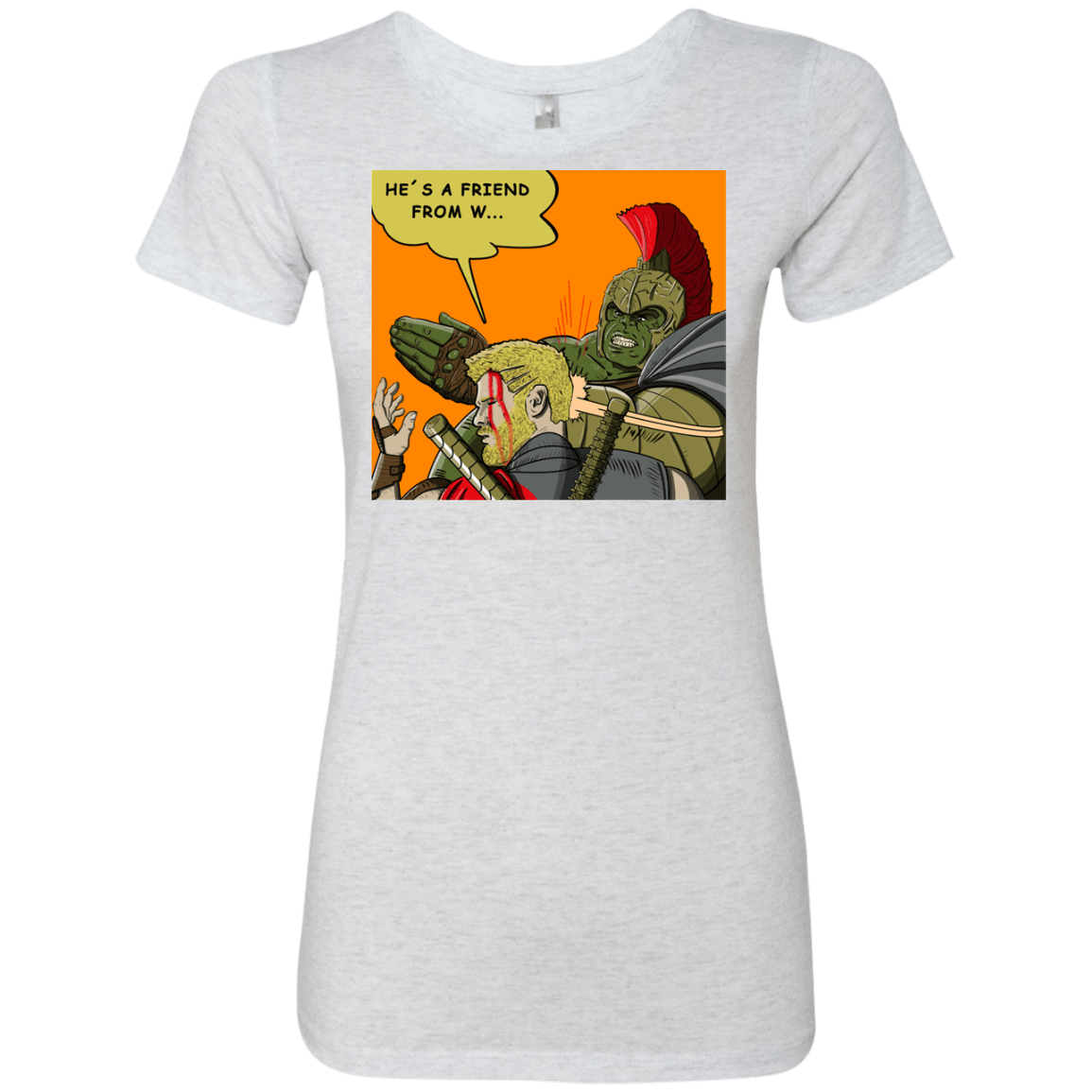 T-Shirts Heather White / S Shut Up Women's Triblend T-Shirt
