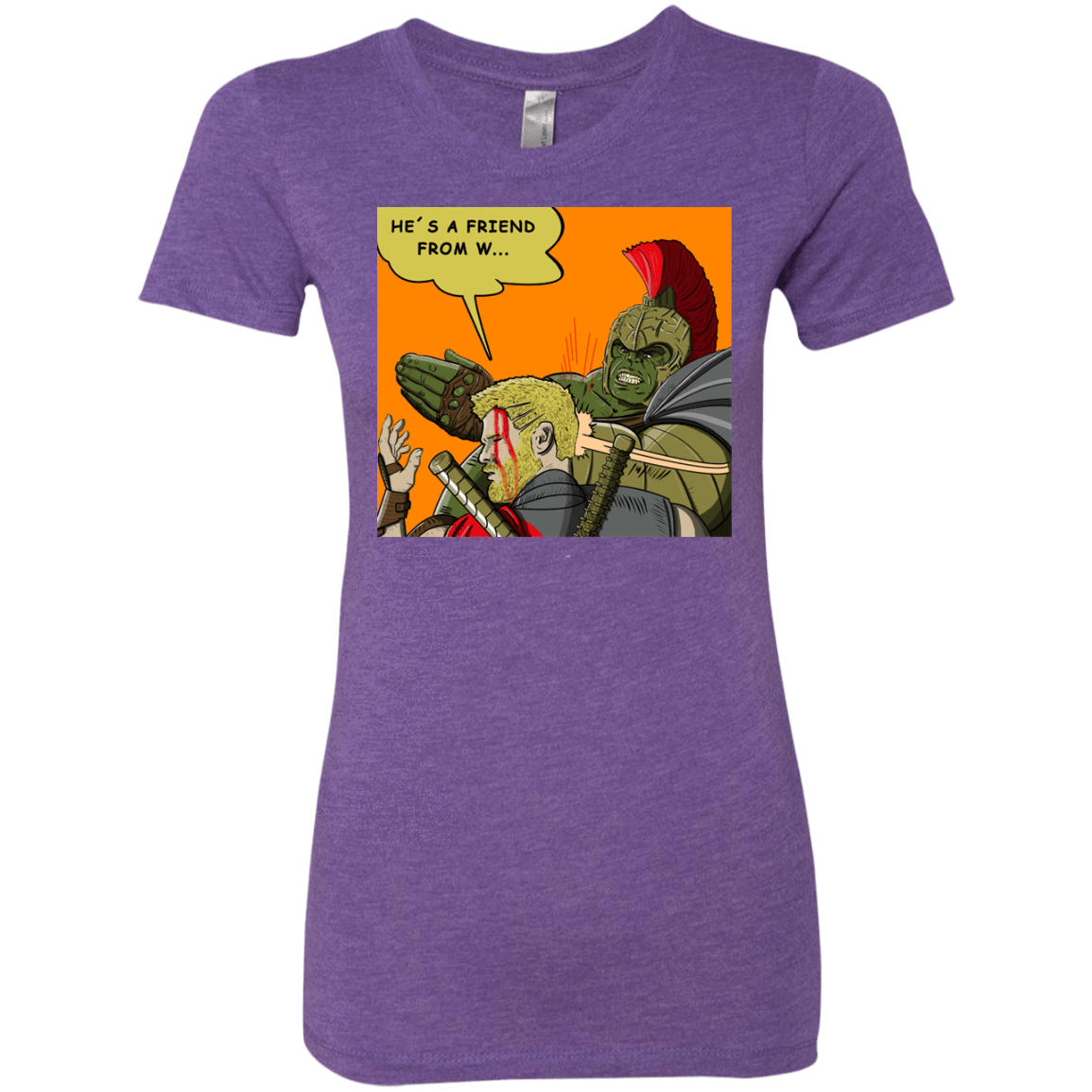 T-Shirts Purple Rush / S Shut Up Women's Triblend T-Shirt
