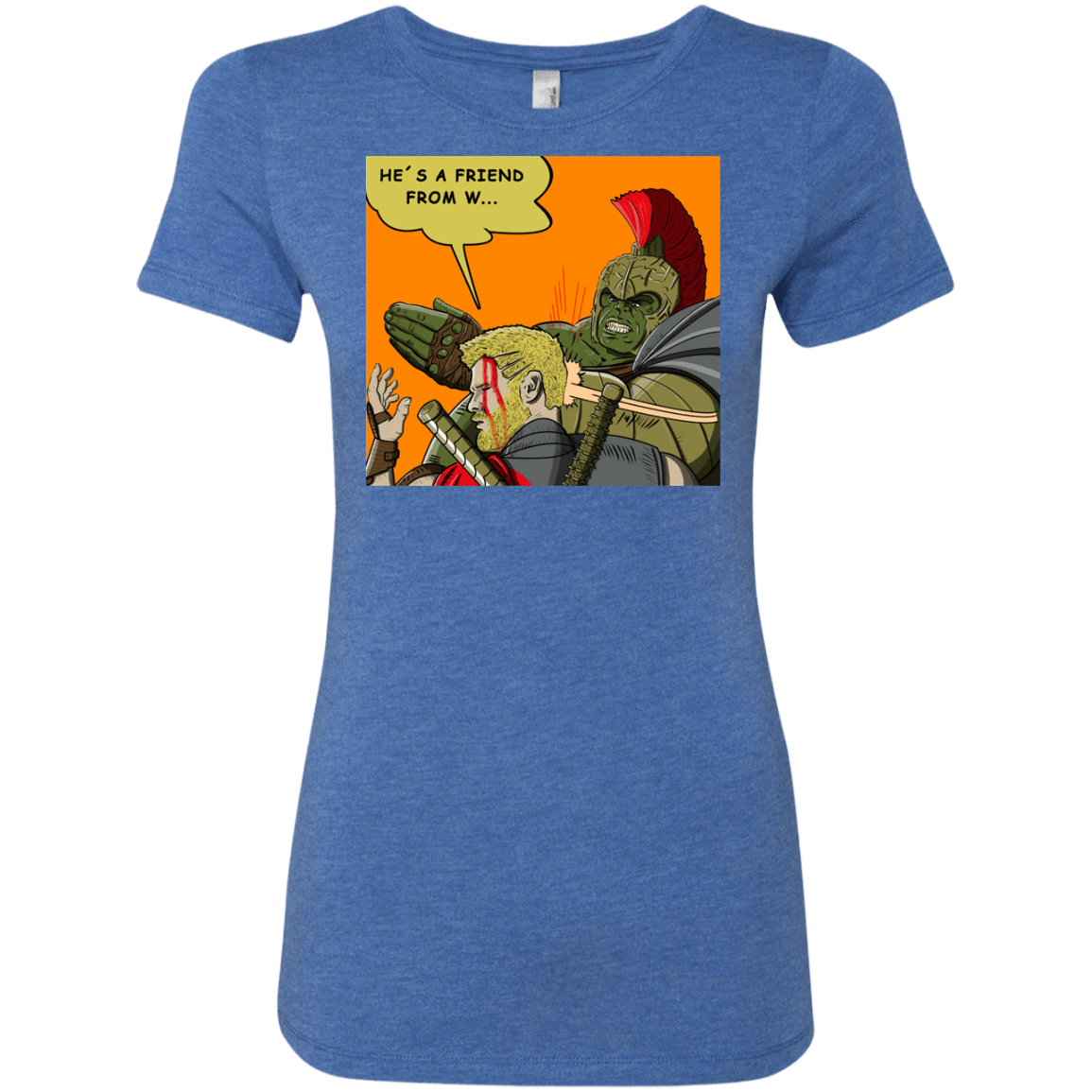T-Shirts Vintage Royal / S Shut Up Women's Triblend T-Shirt