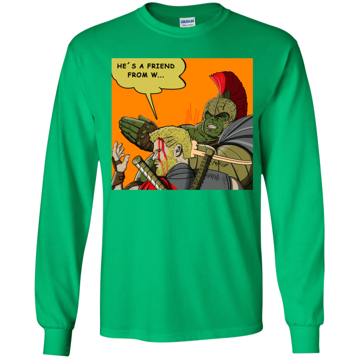 T-Shirts Irish Green / YS Shut Up Youth Long Sleeve T-Shirt