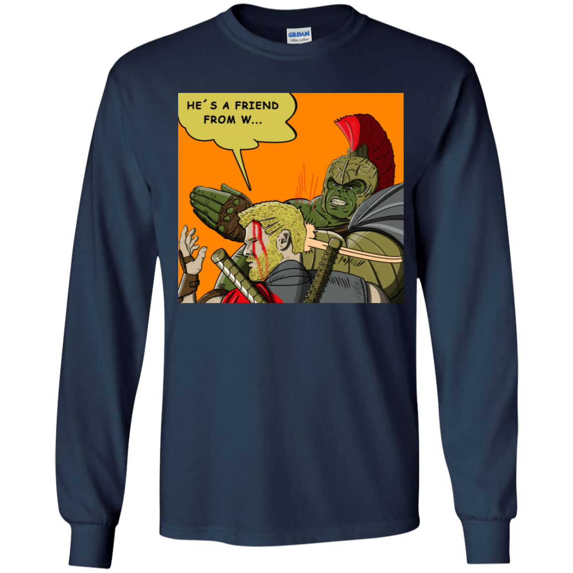 T-Shirts Navy / YS Shut Up Youth Long Sleeve T-Shirt