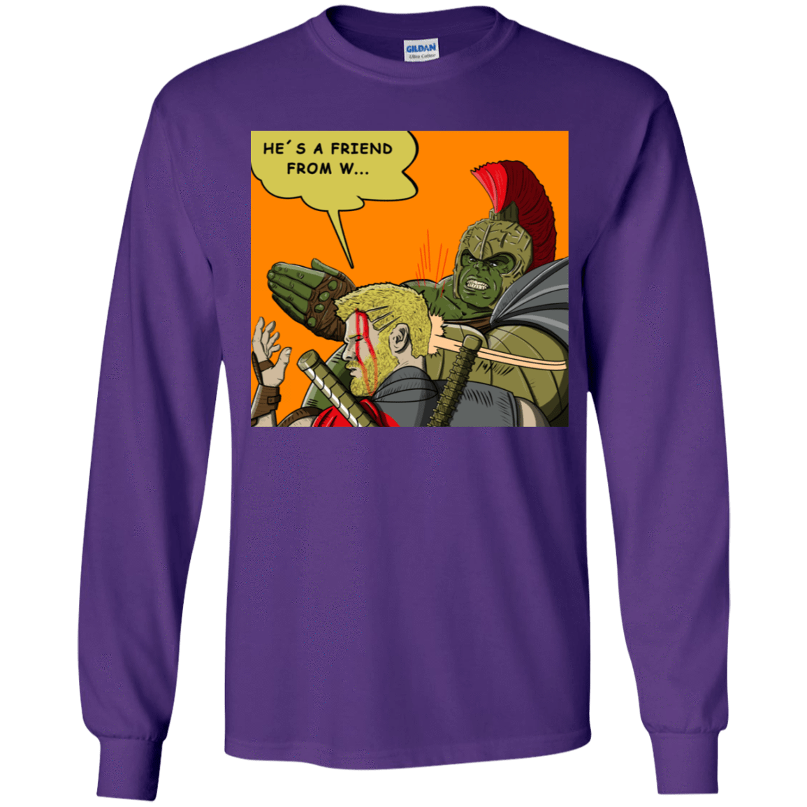 T-Shirts Purple / YS Shut Up Youth Long Sleeve T-Shirt