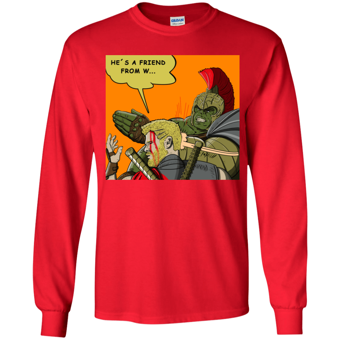 T-Shirts Red / YS Shut Up Youth Long Sleeve T-Shirt