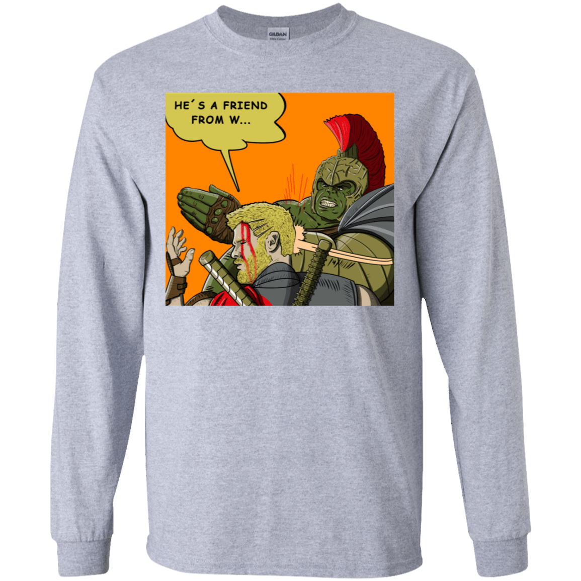 T-Shirts Sport Grey / YS Shut Up Youth Long Sleeve T-Shirt
