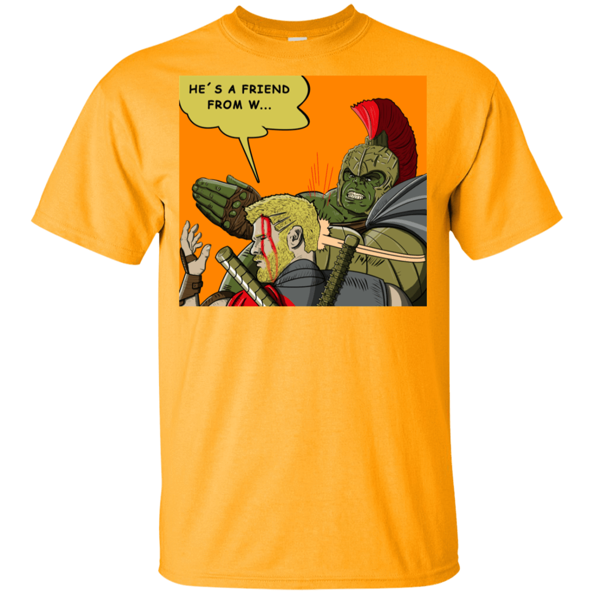 T-Shirts Gold / YXS Shut Up Youth T-Shirt