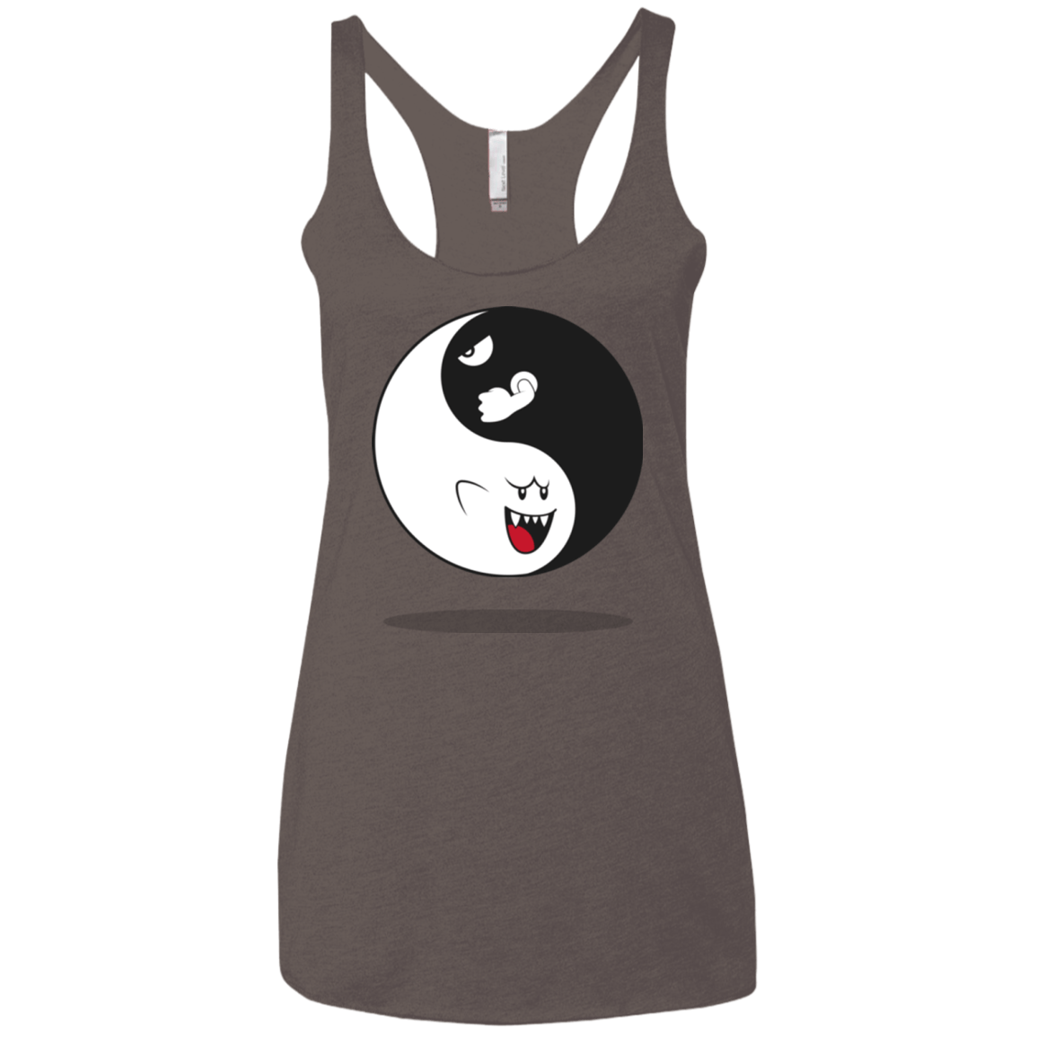 T-Shirts Macchiato / X-Small Shy and Angry Women's Triblend Racerback Tank