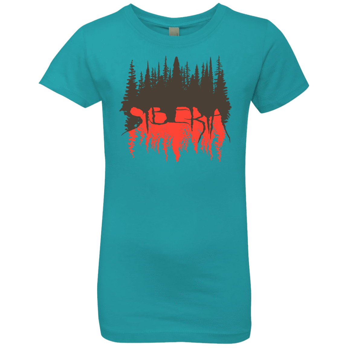 T-Shirts Tahiti Blue / YXS Siberia Wilderness Girls Premium T-Shirt