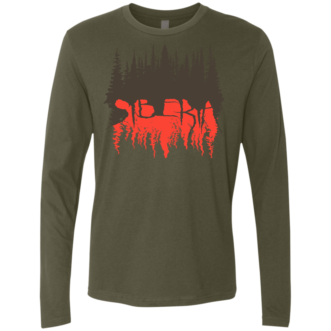 Siberia Wilderness Men's Premium Long Sleeve