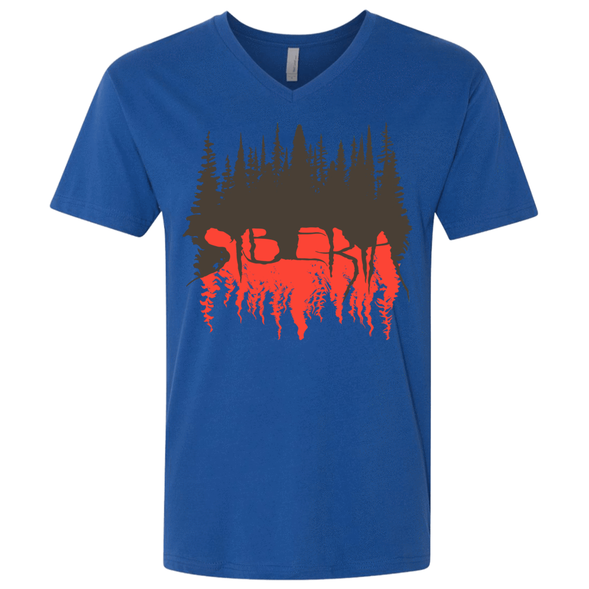 T-Shirts Royal / X-Small Siberia Wilderness Men's Premium V-Neck