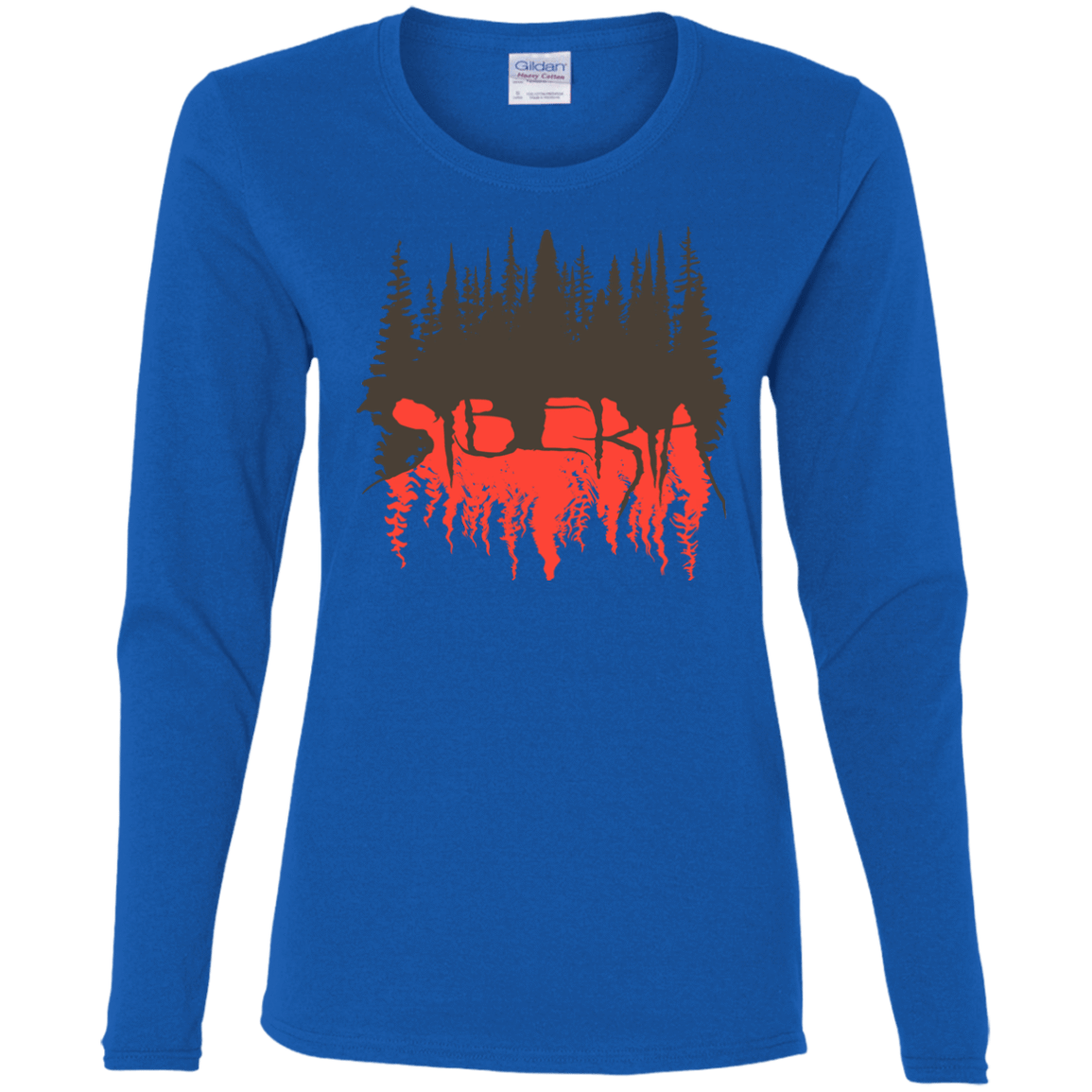 T-Shirts Royal / S Siberia Wilderness Women's Long Sleeve T-Shirt