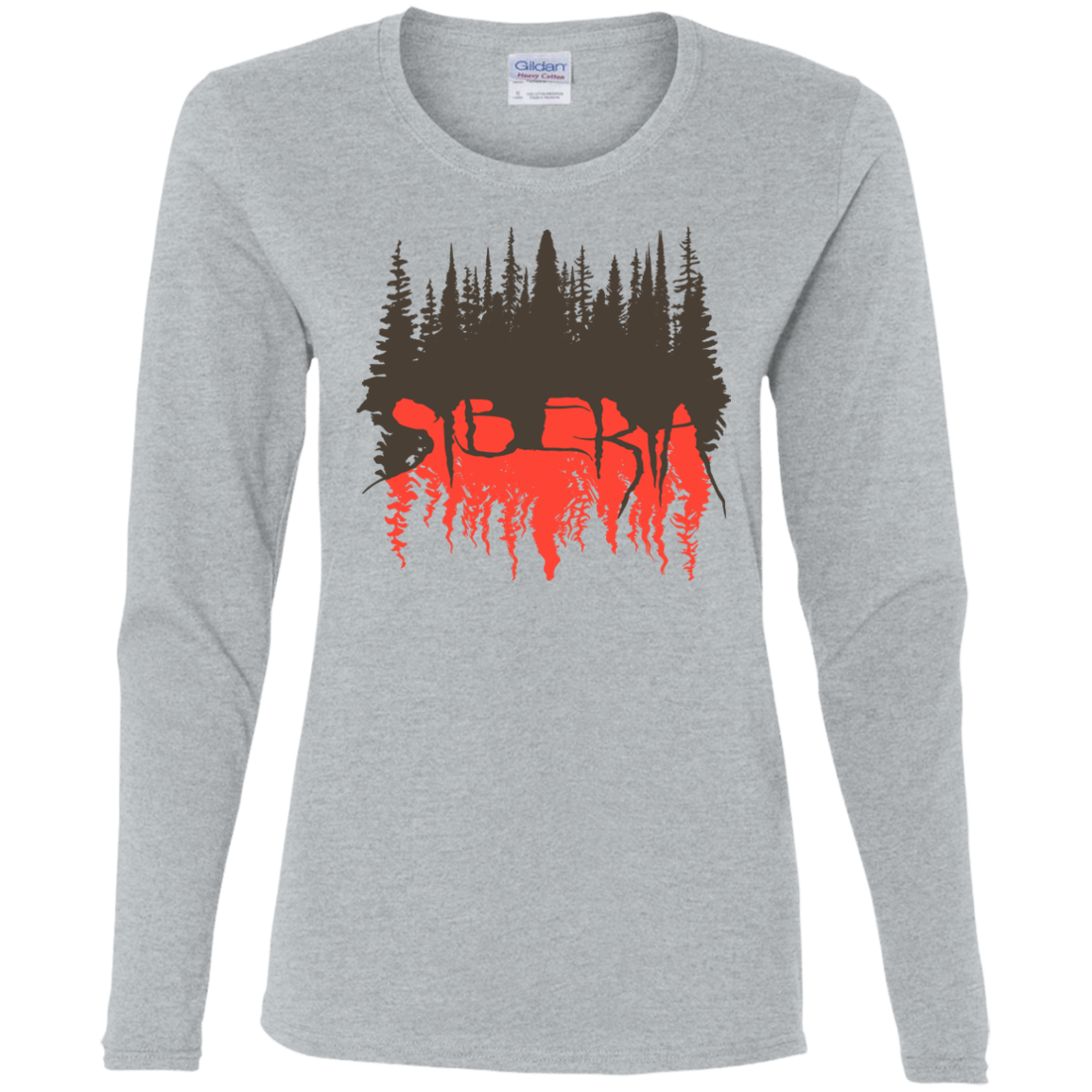 T-Shirts Sport Grey / S Siberia Wilderness Women's Long Sleeve T-Shirt