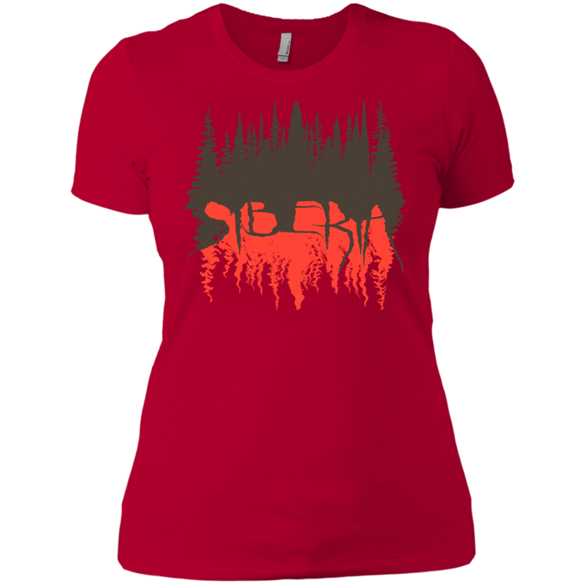 T-Shirts Red / X-Small Siberia Wilderness Women's Premium T-Shirt