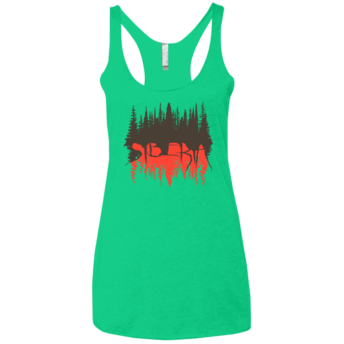 Siberia Wilderness Women's Triblend Racerback Tank