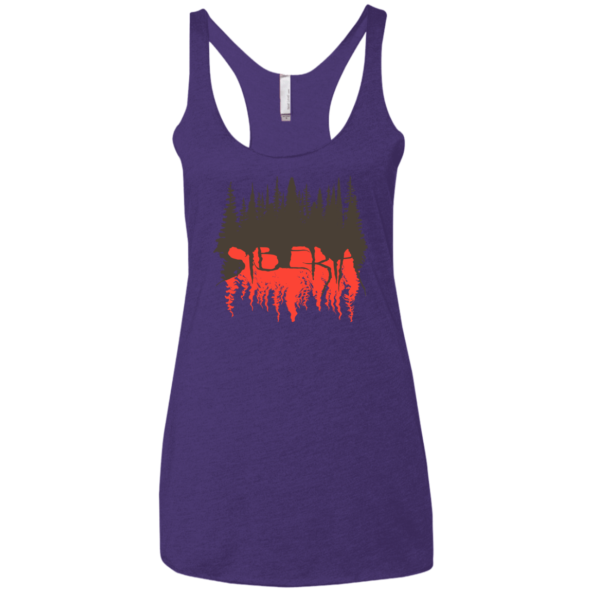 Siberia Wilderness Women's Triblend Racerback Tank