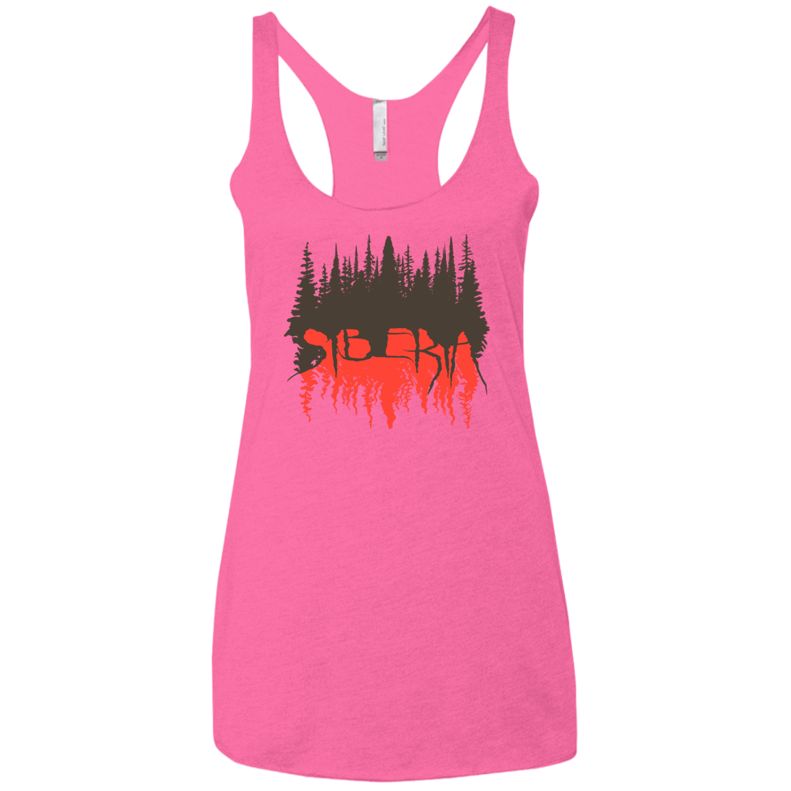 Siberia Wilderness Women's Triblend Racerback Tank