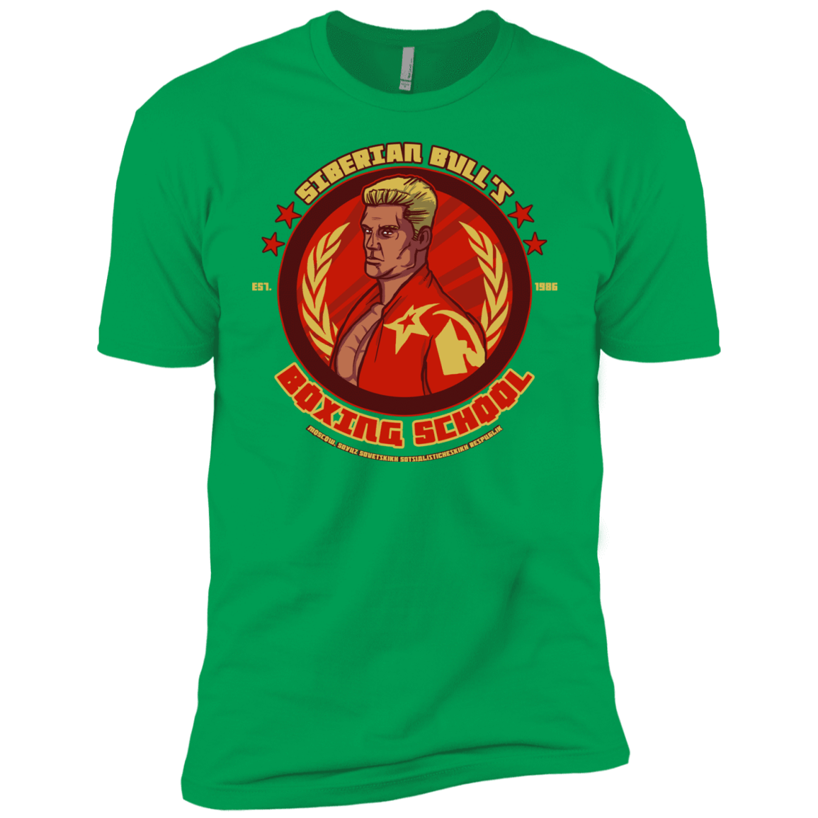 T-Shirts Kelly Green / YXS Siberian Bull Boys Premium T-Shirt