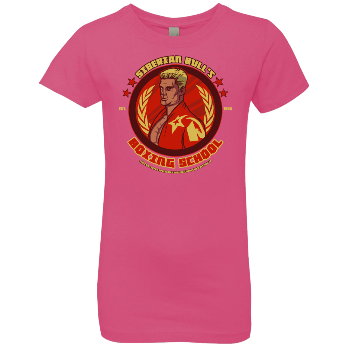 T-Shirts Hot Pink / YXS Siberian Bull Girls Premium T-Shirt