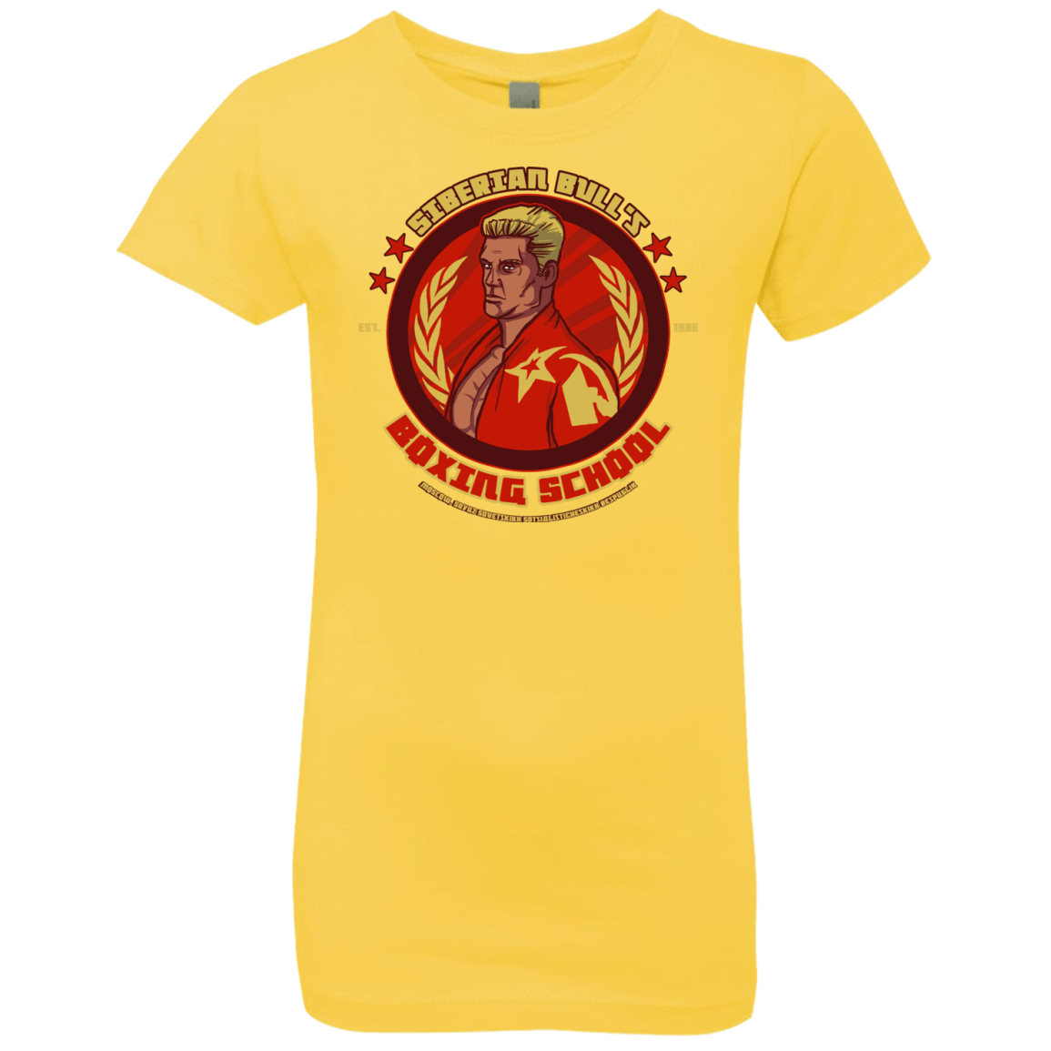 T-Shirts Vibrant Yellow / YXS Siberian Bull Girls Premium T-Shirt