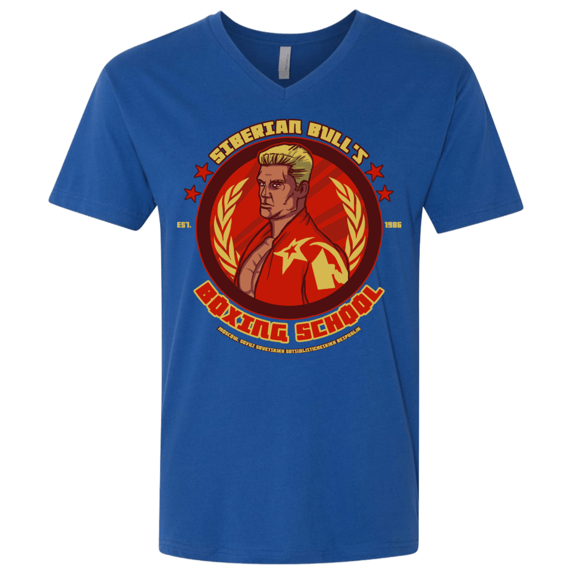 Siberian Bull Men's Premium V-Neck