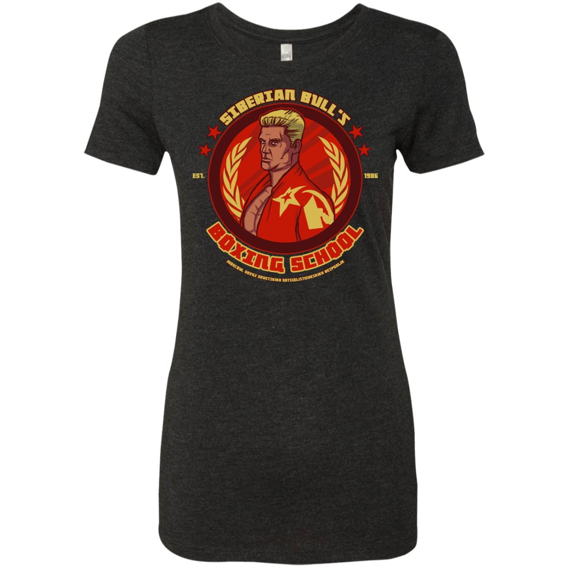 T-Shirts Vintage Black / S Siberian Bull Women's Triblend T-Shirt