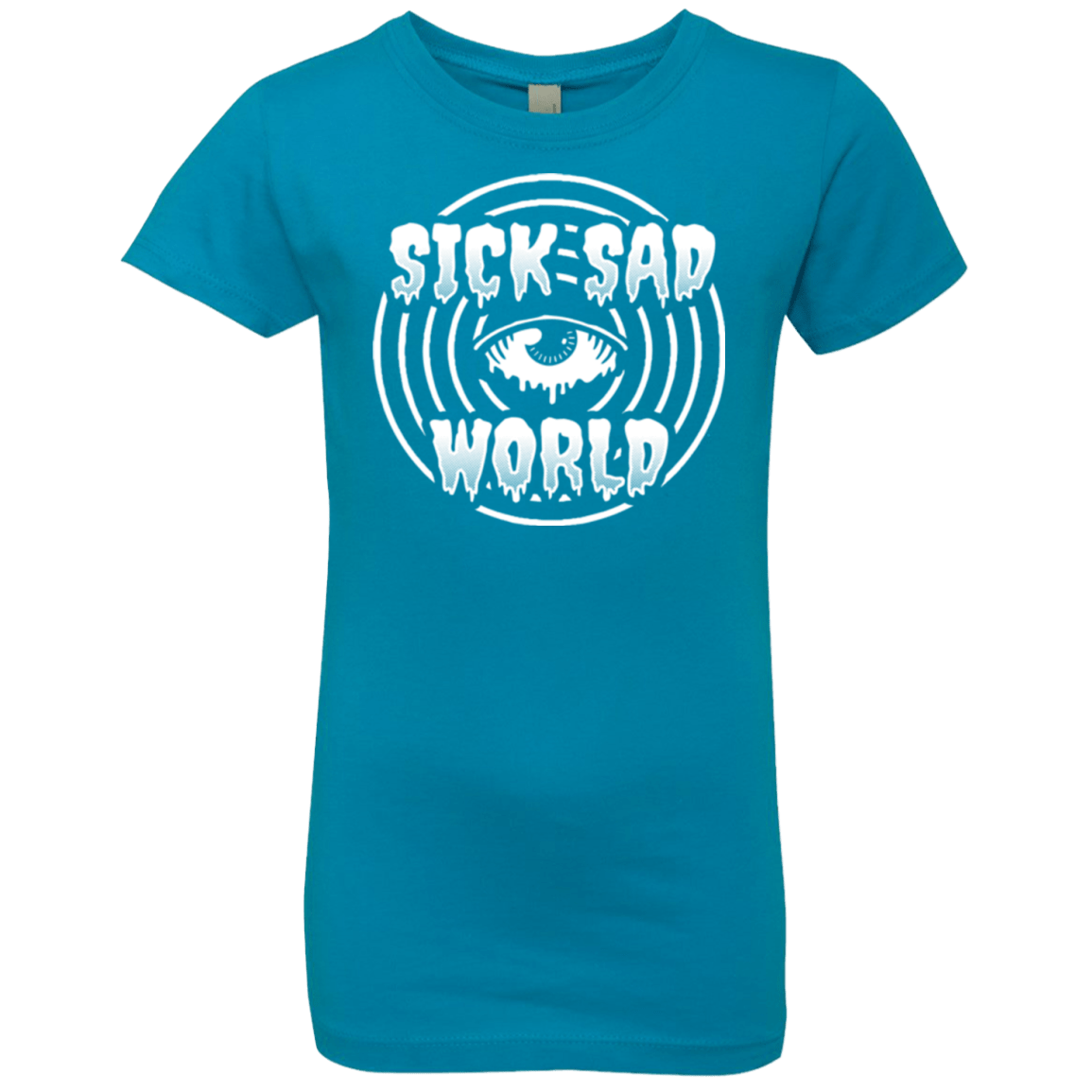 T-Shirts Turquoise / YXS Sick Sad World Girls Premium T-Shirt