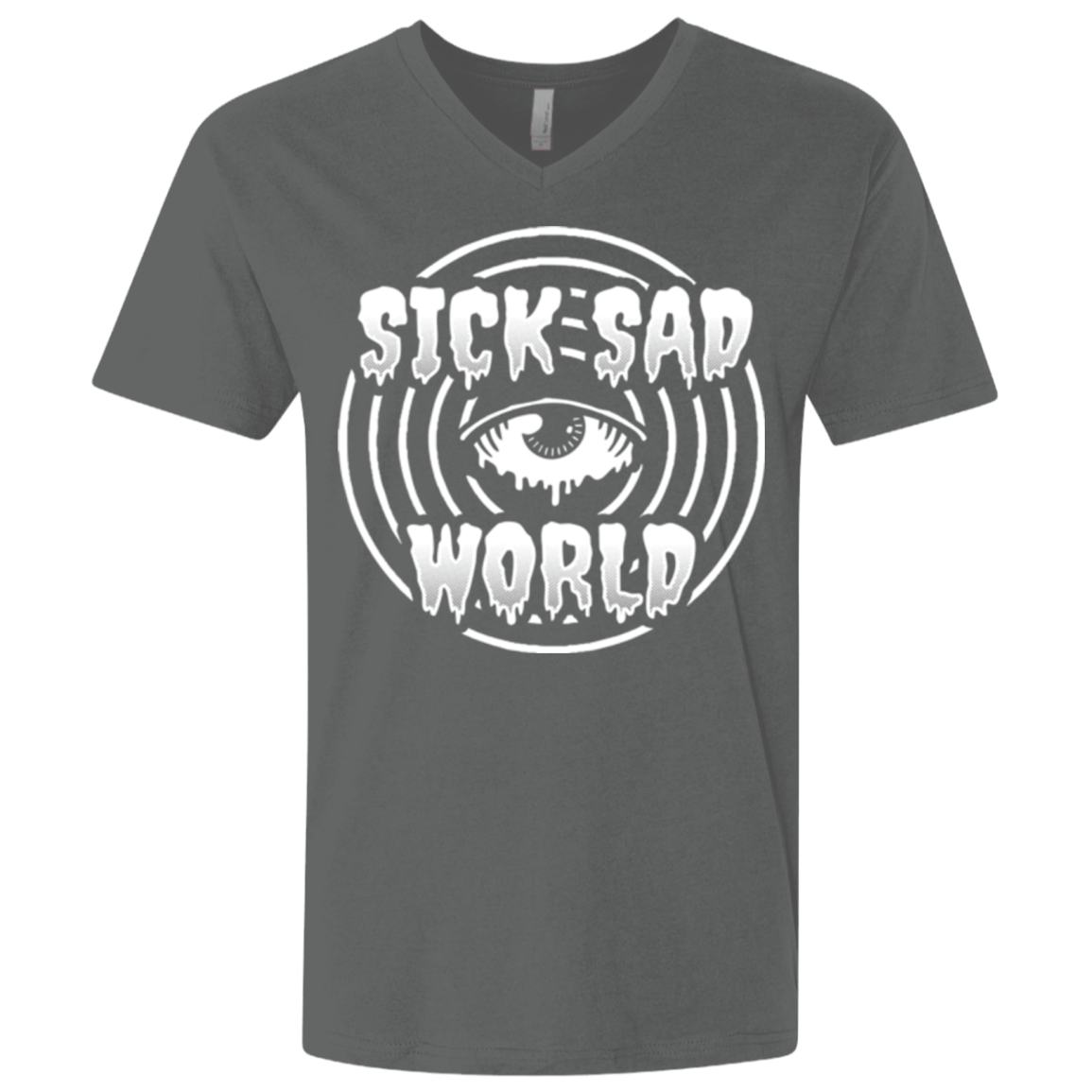 T-Shirts Heavy Metal / X-Small Sick Sad World Men's Premium V-Neck
