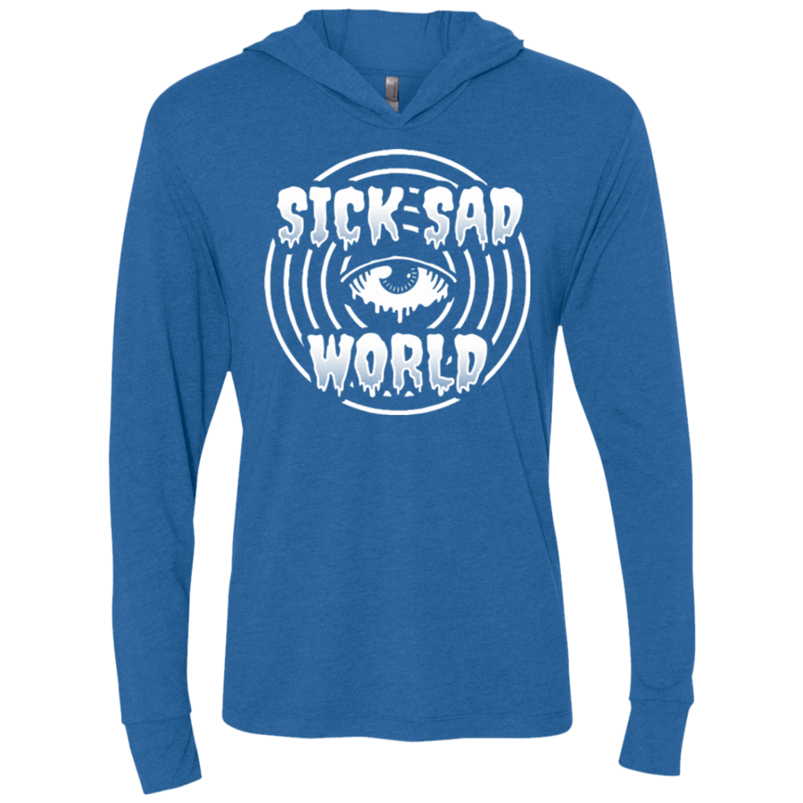 T-Shirts Vintage Royal / X-Small Sick Sad World Triblend Long Sleeve Hoodie Tee