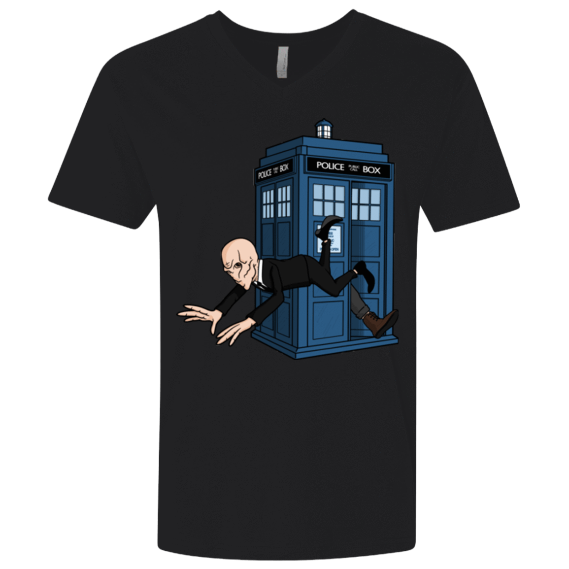 T-Shirts Black / X-Small Silence Falls Men's Premium V-Neck