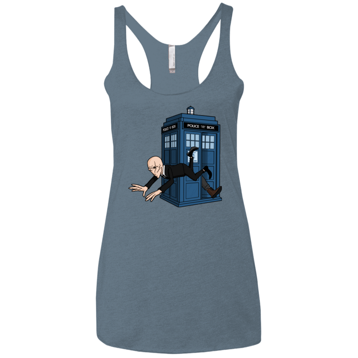 T-Shirts Indigo / X-Small Silence Falls Women's Triblend Racerback Tank