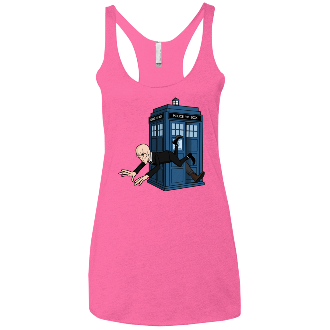 T-Shirts Vintage Pink / X-Small Silence Falls Women's Triblend Racerback Tank