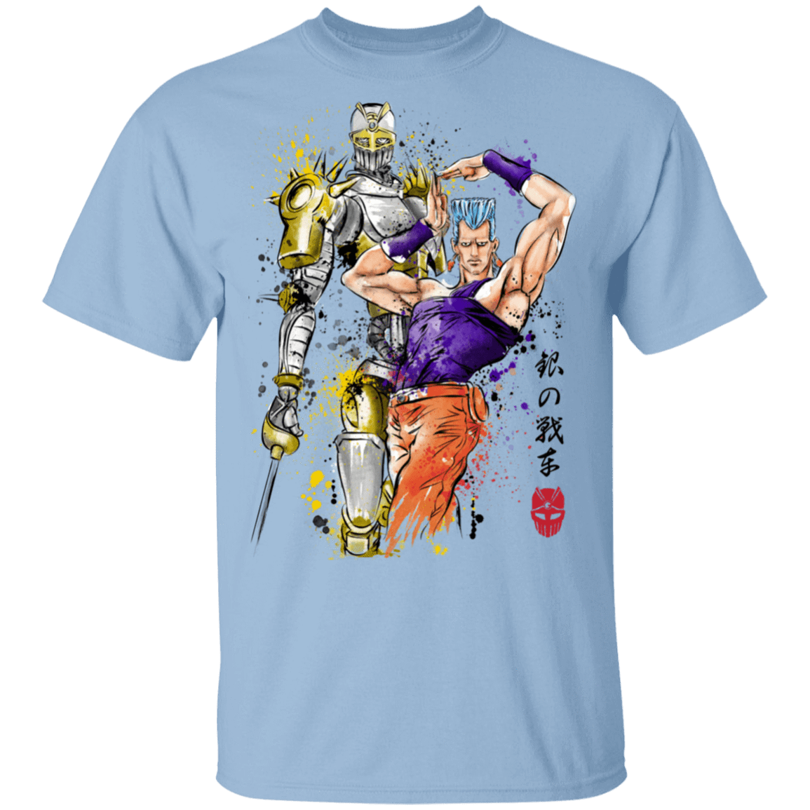 T-Shirts Light Blue / S Silver Chariot Watercolor T-Shirt