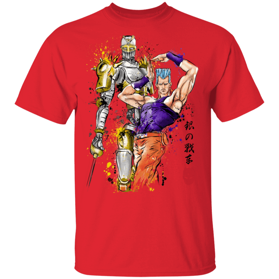 T-Shirts Red / S Silver Chariot Watercolor T-Shirt