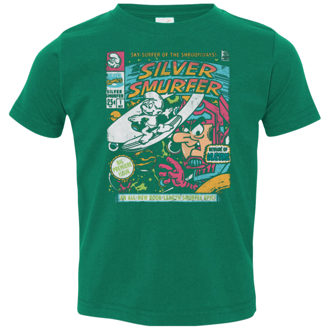 T-Shirts Kelly / 2T Silver Smurfer Toddler Premium T-Shirt